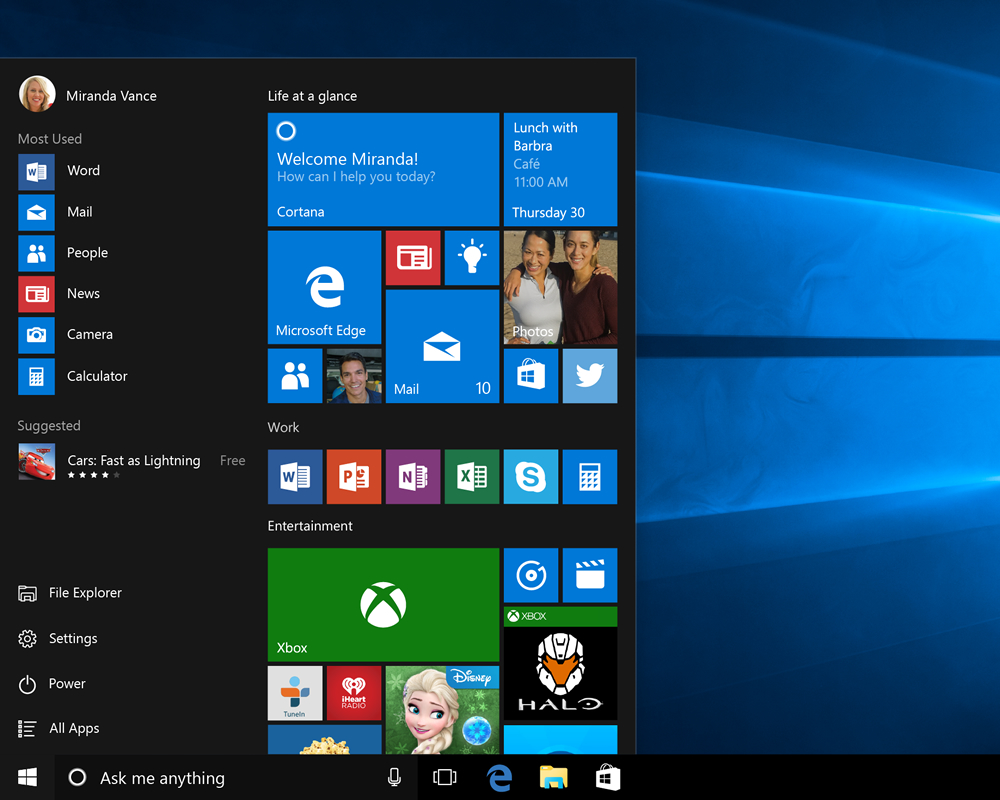 Os comerciais do Windows 1.0 ao 10